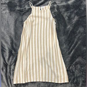 High neck shift dress